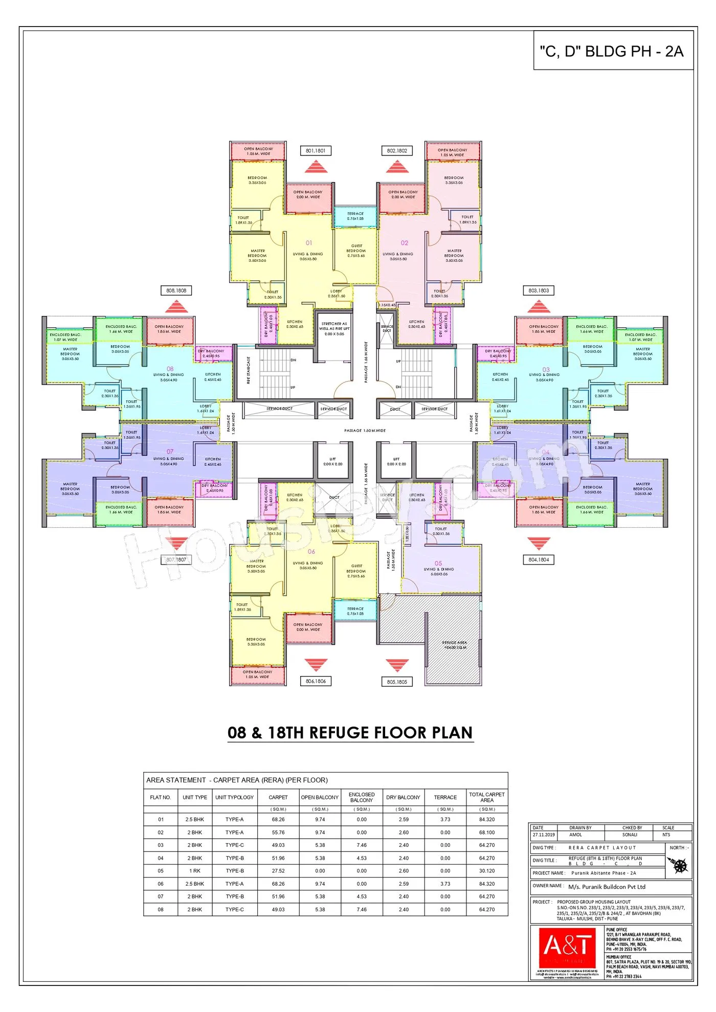 Puraniks Abitante Fiore Floor plan 3